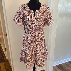 NWT Anthropologie Somerset Floral Short Sleeve Dress